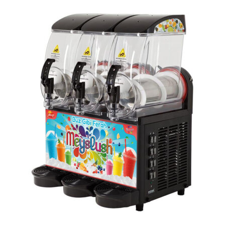 Hosk marka 3'lü buzlaş, karsambaç, slush makinesi