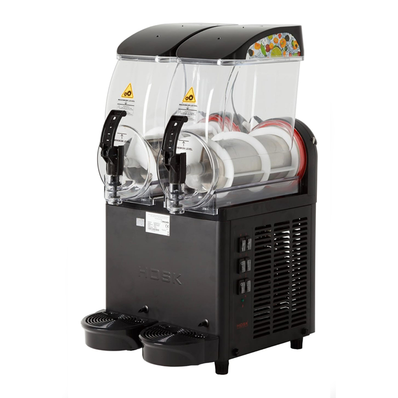 2 hazneli buzlaş (ice slush) makinesi görseli